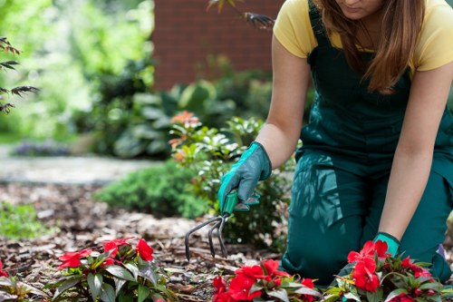 Planted outdoor space suited to Barbican properties